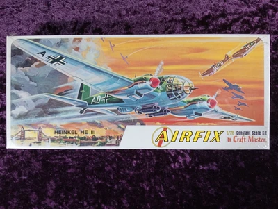 Vintage  Airfix  Heinkel He 111  1/72  (Scarce) - Image 1 of 4