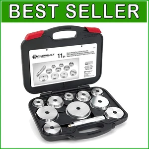 Durable 11-Piece Bearing and Seal Installation Tool Kit with Storage Case - Picture 1 of 8