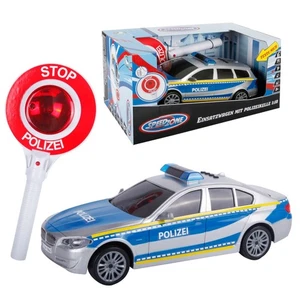 Auto della polizia con funzione carro operativo 1:18 + mestolo polizia gartis luci e suoni - Foto 1 di 4