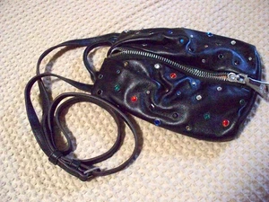 Aimee Kestenberg Umhängetasche/Tasche schwarz Leder Nieten - Bild 1 von 5