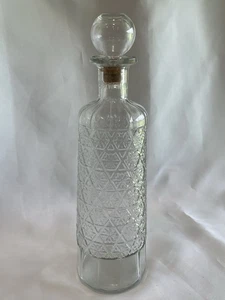 60er Jahre Vintage Schenley Schnaps Glas Whisky Flasche Dekanter Korken Stopfen - Bild 1 von 14