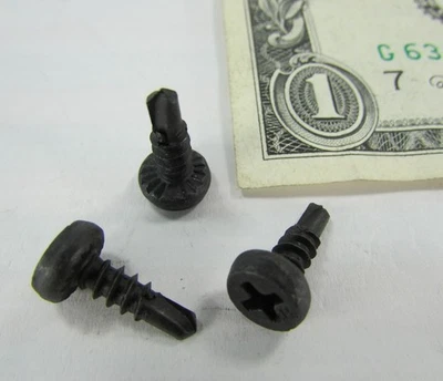 100 tornillos para enmarcar orugas metálicas para paneles de yeso Hilti #7 x 7/16" #2 marco Phillips Foto 1 de 4