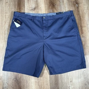 NEW Polo Ralph Lauren Men’s 50B Classic Fit Chino Shorts Navy 50 Big - Picture 1 of 7