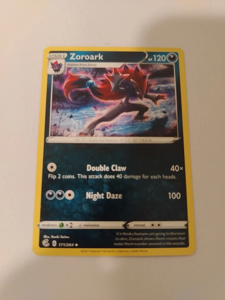 Zoroark 171/264 Swsh08: Fusion Strike Regular - Image 1 of 1