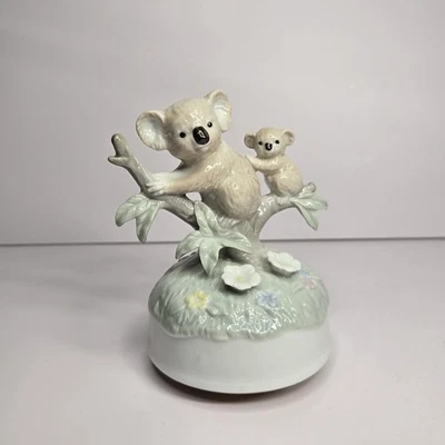 Vintage Koala Bear Music Box Otagiri Japan Fine Porcelain - Image 1 of 4