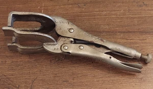 Pinza de soldadura de bloqueo vintage Petersen Dewitt empuñadura de tornillo 9R EE. UU. - Imagen 1 de 7