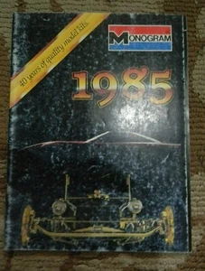 MONOGRAM CATALOGUE : PLASTIC MODEL KITS : 1985 : SEE PHOTO'S - Picture 1 of 3