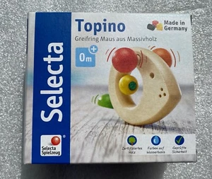 Selecta Baby Topino Mouse Grasping Toy Small Child Toy Wooden Toy 61030 - Picture 1 of 11