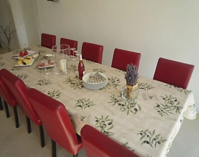 Tablecloth Provence 150x300 CM Olives Cream from France Non-Iron - Image 1 of 4