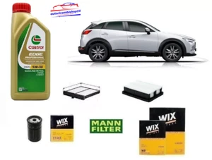 Kit Filtri Tagliando per Mazda CX-3 1.5 D 105 Hp + 5 Litri Olio Castrol 5w30 - Imagen 1 de 3