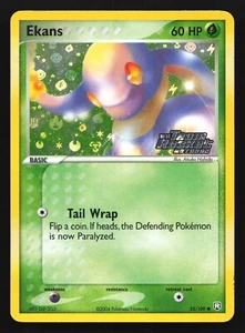 Pokemon Ekans 55/109 EX Team Rocket Returns Stamped Reverse Holo MP - Picture 1 of 2