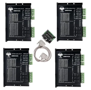 4 Axis Stepper Motor Driver PEAK 4.2A,18-50VDC CNC DM542A for Nema23 - Picture 1 of 7