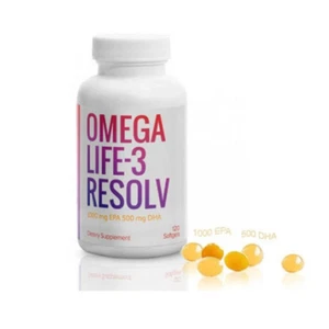 Unicity Omega Life -3 Resolv Health & Wellness 120 Softgels. - Picture 1 of 9
