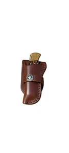 Custom Leather Knife Sheath That Fits A Buck 110 / 112 Knife Sheath ONLY LH - Picture 1 of 4