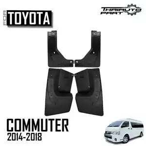 Set Front Rear Splash Guard Mud Flap For Toyota Hiace Commuter 2014-2018 - Picture 1 of 7