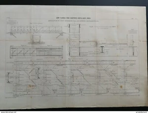 ANNALES PONT et CHAUSSEES - Joint flexible pr charpentes métalliques rivées 1898 - Imagen 1 de 4