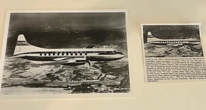 Aereo Convoir Linee Aeree Nazionali 8x10 FOTO PROMO STAMPA AVIAZIONE - Foto 1 di 8