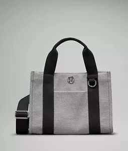 Lululemon 🖤 4,5L Anchor Light Ivory Black Small Canvas Tote Bag 4,5 L - Bild 1 von 6