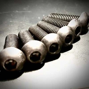 UNC No. 10/ 24 Socket Screw Button High Tensile 10.9 Self-Colour - Picture 1 of 36
