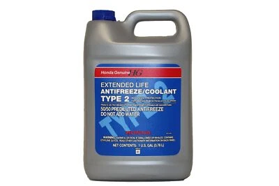 For Honda Acura Sterling 1 Gallon Engine Coolant Antifreeze Type 2 Blue Genuine - Image 1 of 4