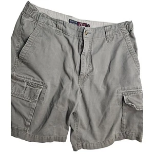 Quiksilver Cargo Shorts Men Size 36 Gray Silver Edition - Picture 1 of 9