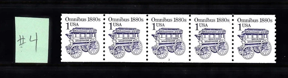 USA PNC SC# 2225b OMNIBUS 1c PL# 3 SHINY GUM -WATER ACTIVATED- PNC5 MNH LOT # 4 - Image 1 of 1