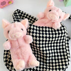 Cute Pink Pig Pencil Case Cosmetic Bag Plush Pen Pouch Stationery Storage Bag re