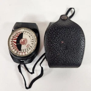 DeJur-Amsco Vintage Belichtungsmesser Bakelit Ledertasche Kamera Shelton Conn Mod 40 - Bild 1 von 12