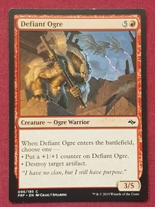Magic The Gathering FATE REFORGED DEFIANT OGRE red card MTG - Picture 1 of 2