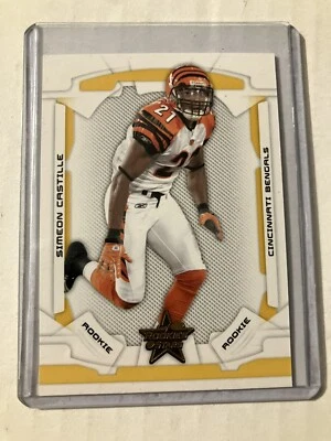 2008 Leaf Rookies & Stars Longevity Parallel Yellow /349 Simeon Castille RC - Image 1 of 2