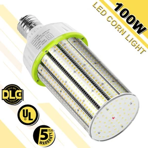 100W LED Corn Light Bulbs 6000K Garden Street High Bay Corn Lamp E39 Mogul Base - Picture 1 of 10