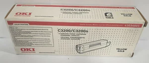 Genuine Oki 43034805 Toner Original Yellow for Oki C3200/C3200n (1.500 Pg) - Picture 1 of 3