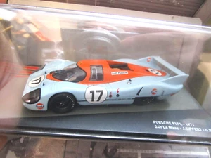 PORSCHE 917 L hatchback 24h Le Mans 1971 Gulf #17 Siffert Bell IXO Altaya 1:43 - Imagen 1 de 4