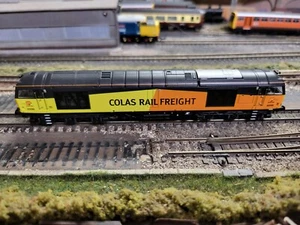 371-358A FARISH N GAUGE CLASS 60 DIESEL 60096 COLAS RAIL NEW DCC READY NEXT 18 - Picture 1 of 5