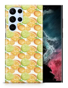 CASE COVER FOR SAMSUNG GALAXY|ORANGE FRUIT LEMON PATTERN - Picture 1 of 25