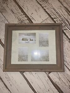 Farmhouse Hanging Rustic 11 x 14 Or 4 Matted Collage Wood Picture Frame Gift AIR