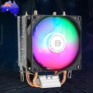 90mm CPU Cooler Silent RGB Fan for Intel LGA775 1150/1151/1155/1156/1200 AMD AM2 - Afbeelding 1 van 12
