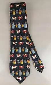 Corbata para hombre Sergio cuello de seda estampado pueblo - Imagen 1 de 3
