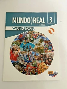 Mundo Real Florida 3 Workbook New, Edi Numen USA, Homeschool and schools 2020 - Picture 1 of 2