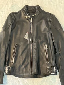 Diesel - L Rushis schwarze Lederjacke - Medium - Neu mit Etikett - 898 $ Preisschild - 🔥🔥🔥 - Bild 1 von 7