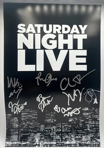 Saturday Night Live SNL 50 Cast Signed 11x17 Poster PSA/DNA COA - Picture 1 of 3