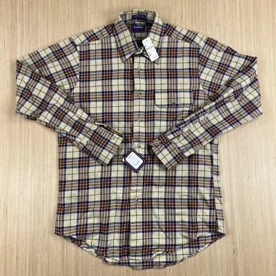 Camisa De Colección Lochlana by Hathaway Para Hombres Mediana A Cuadros Mezcla de Lana Algodón Años 80 90 Foto 1 de 4