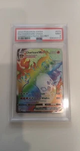 2020 Pokémon Champion's Path Charizard VMAX #074/073 Secret Rare PSA 9 English - Picture 1 of 2