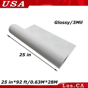 Película de laminación en frío brillante 25 pulgadas*92 pies/0,63*28 M 3 mil equipos de laminación de oficina - Imagen 1 de 9