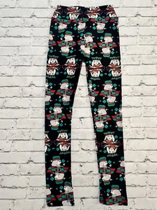 LuLaRoe Youth King Queen Card Deck Leggings Multicolor L/XL - Picture 1 of 3