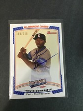 F161,862 2012 Bowman Perfect Game All-American Classic Auto Travis Demeritte/210