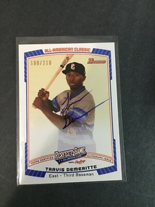 F161,862 2012 Bowman Perfect Game All-American Classic Auto Travis Demeritte/210
