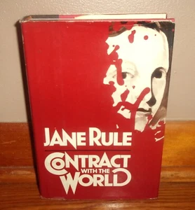 CONTRACT WITH THE WORLD-1980 Novel-JANE RULE-1st Edition SUPERB HC w/DJ--LGBTQ - Picture 1 of 8