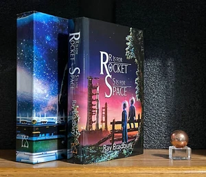 RAY BRADBURY R is for Rocket S is for Space signed ltd Tikulin Chadbourne sci-fi - Foto 1 di 23