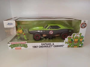 Jada Hollywood Rides escala 1:24 TMNT Raphael y Chevrolet Camaro 1967 diecast - Imagen 1 de 5